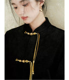 Yolanda 2-Piece Velvet Jacquard Cheongsam Set