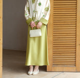 Mirabel 2-Piece Satin Embroidered Cheongsam Set