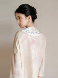 Yarrow Silk Embroidered Cheongsam Top