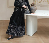 Felicity 2-Piece Black Jacquard Cheongsam Set