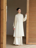 Naya 2-Piece Tawny Almond Cheongsam Set