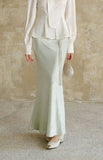 Cassandra White Embroidered Cheongsam Top