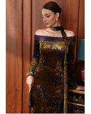 Maya Gold Lace Cheongsam Dress