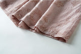 Rosalinda 2-Piece Nude Pink Chiffon Cheongsam Set