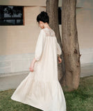 Polaris Lace Jacquard Cheongsam Dress