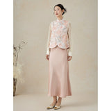 Sunbeam Embroidered Beadwork Cheongsam Vest