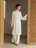 Naya 2-Piece Tawny Almond Cheongsam Set