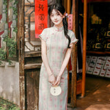 Octavia Pink Lightweight Cheongsam Dress