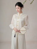 Empress Jacquard Cheongsam Shirt