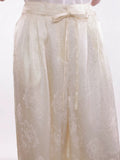 Sunbeam Light Apricot Jacquard Cheongsam Pants