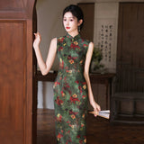 Dara Green Lace Cheongsam Dress