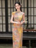 Zoe Lace Jacquard Cheongsam Dress