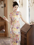 Arcturus Crabapple Blue Short Cheongsam