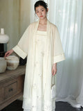 Interlude 2-Piece Sheer Overlay Cheongsam Set