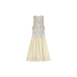 Federica Light Blue Tencel Cheongsam Dress