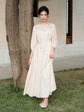 Polaris Lace Jacquard Cheongsam Dress