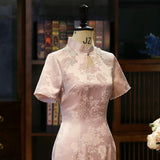 Finale Light Pink High-End Cheongsam