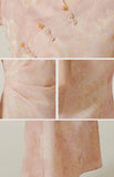 Vivian Ombre Pink Viscose Cheongsam Dress