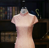 Raffaella Silk Jacquard Cheongsam Dress
