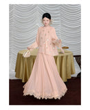 Andromeda 2-Piece Lace Jacquard Cheongsam Set