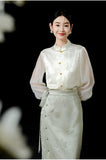 Empress Jacquard Cheongsam Shirt
