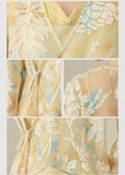 Tamara 2-Piece Tie-Dye Outerwear Set Cheongsam