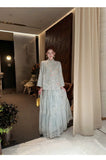 Castle 2-Piece Jacquard Embroidered Cheongsam Set