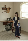 Willa Lace Twill Cheongsam Dress