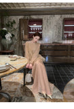 Sugilite 2-Piece Beaded Embroidered Cheongsam Set