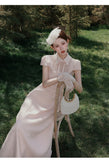 Josephina Sequin Lace Cheongsam Dress