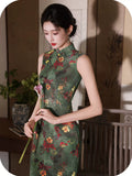 Dara Green Lace Cheongsam Dress