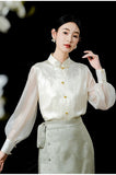 Empress Jacquard Cheongsam Shirt