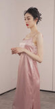 Dame Apricot White Sequin Embroidered Coat Cheongsam