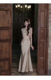 Muse Satin Jacquard Cheongsam Dress