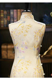 Jasper Sleeveless Silk Cheongsam Dress