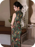 Dara Green Lace Cheongsam Dress