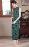 Luna Lace Jacquard Cheongsam Dress