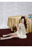Manor 2-Piece Vintage Pleated Cheongsam Set