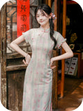 Octavia Pink Lightweight Cheongsam Dress
