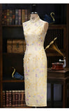 Jasper Sleeveless Silk Cheongsam Dress