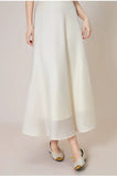 Princess 2-Piece Apricot White Cheongsam Top