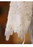 Zoe White Beaded Cheongsam Dress