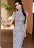 Nessa Jacquard Cheongsam Dress
