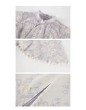 Eva Gradient Embroidered Cheongsam Dress