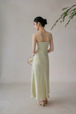 Seraphina Light Green Embroidered Vest Cheongsam