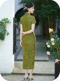Overture Green Breathable Cheongsam Dress