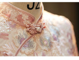 Valentina Pink Modern Cheongsam Dress