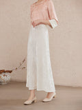Gwen Pearl White A-Line Cheongsam Skirt
