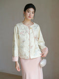 Brocade Embroidered Cheongsam Top