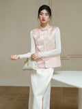 Eleonora Jacquard Cheongsam Vest